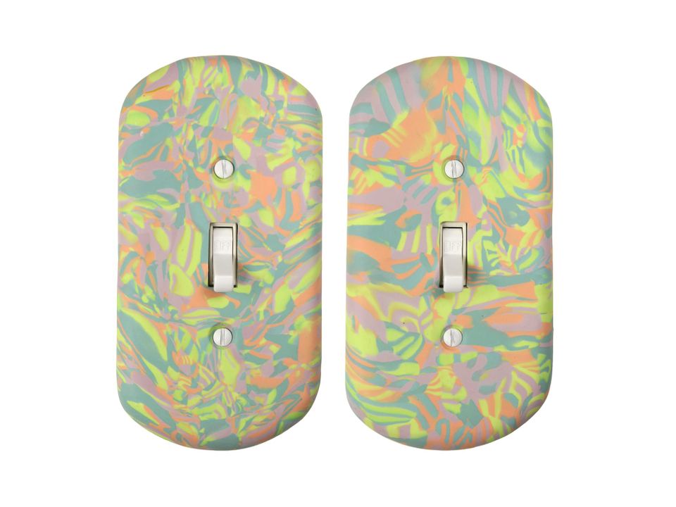 Psychedelics with Lime switch plate set