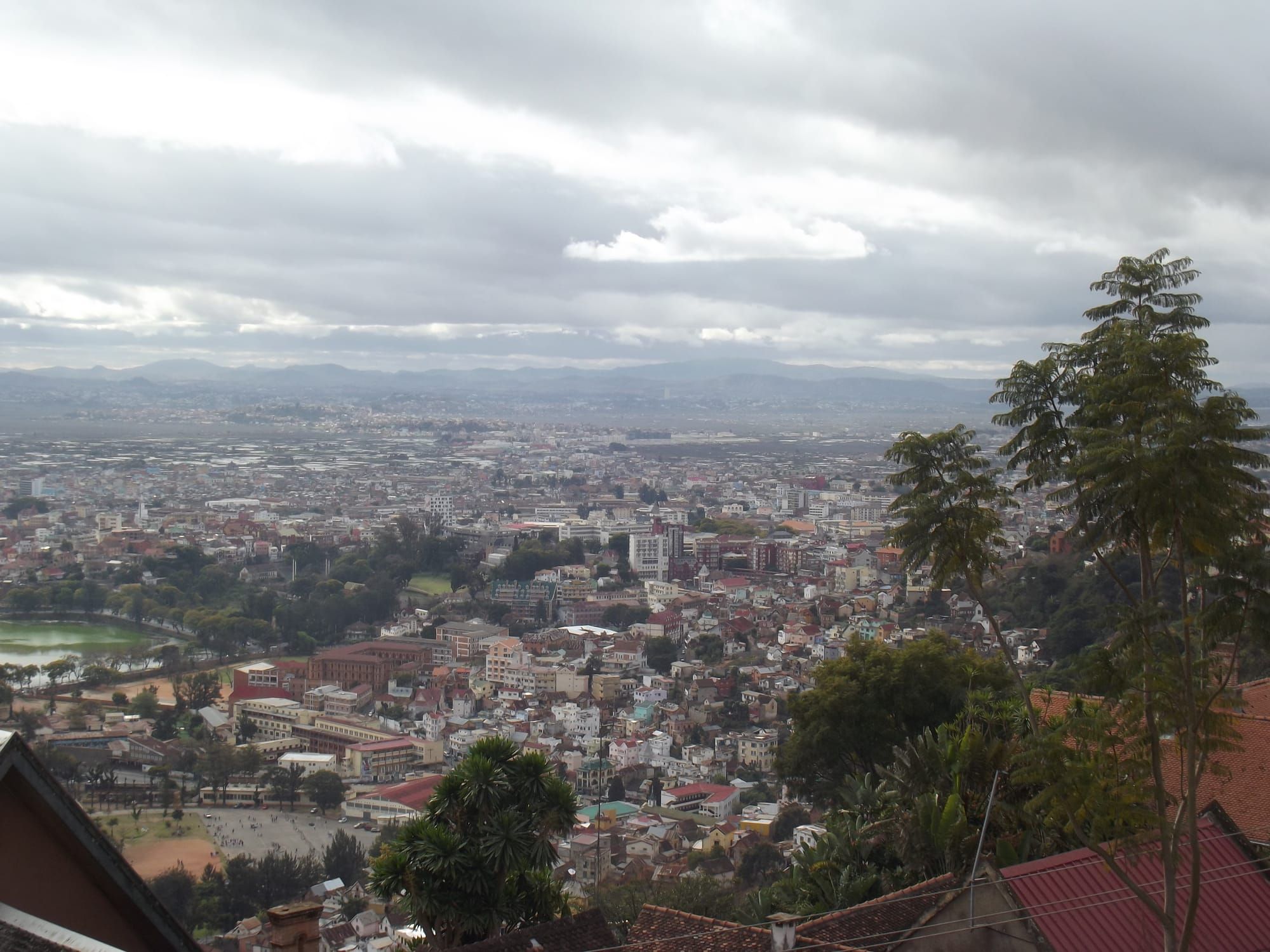View of the city of Antananarivo, Madagascar.