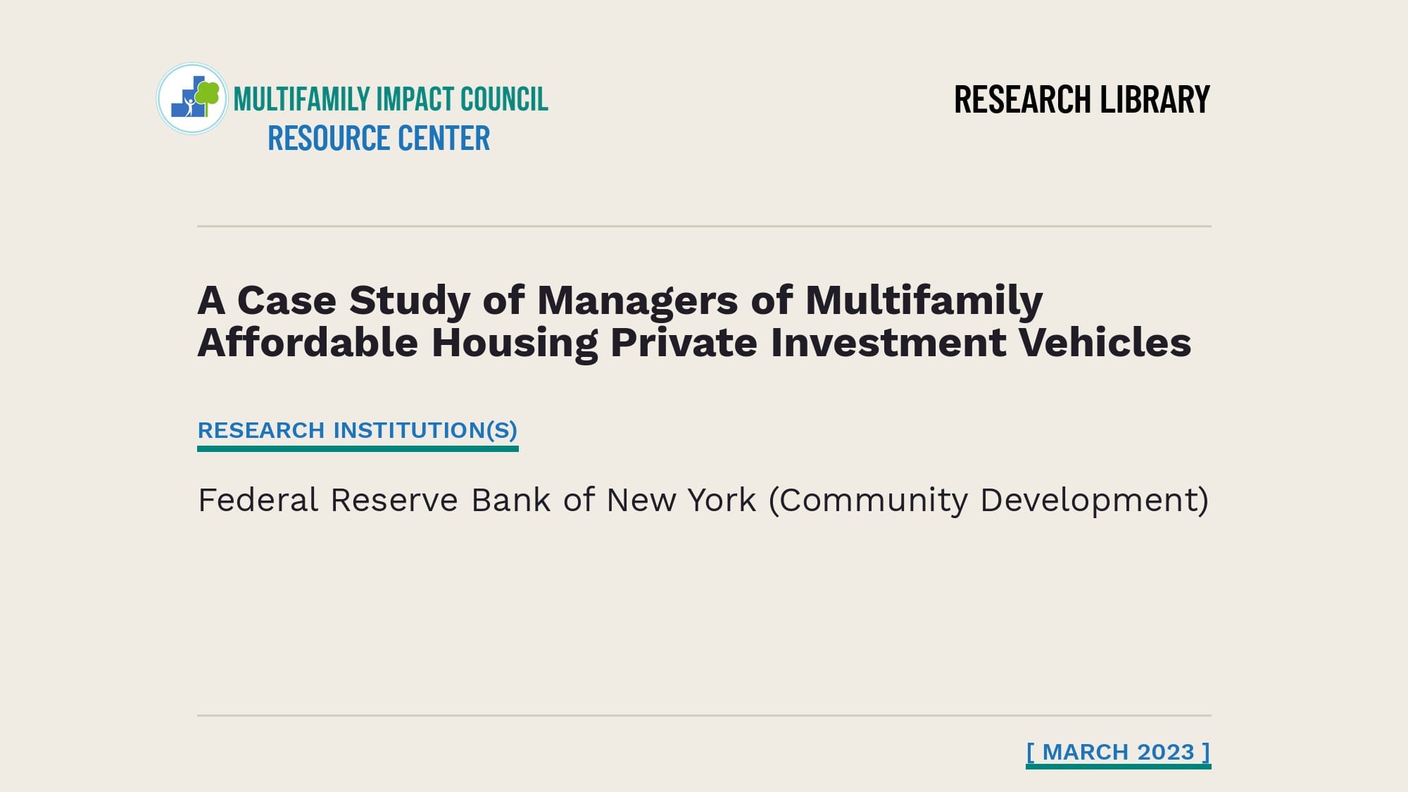 How Private Investment Funds are Deploying Capital to Support Affordable Housing