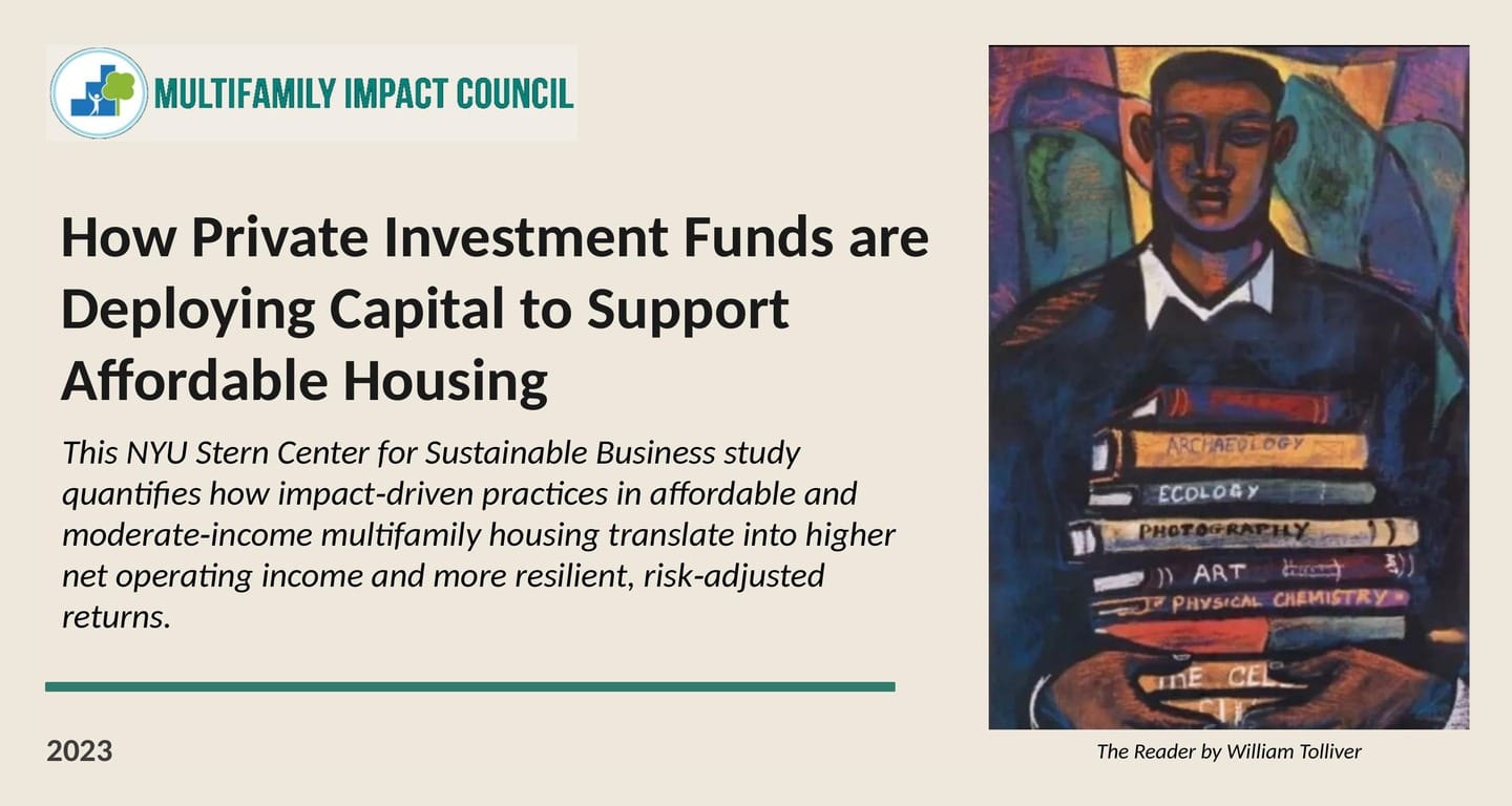 How Private Investment Funds are Deploying Capital to Support Affordable Housing