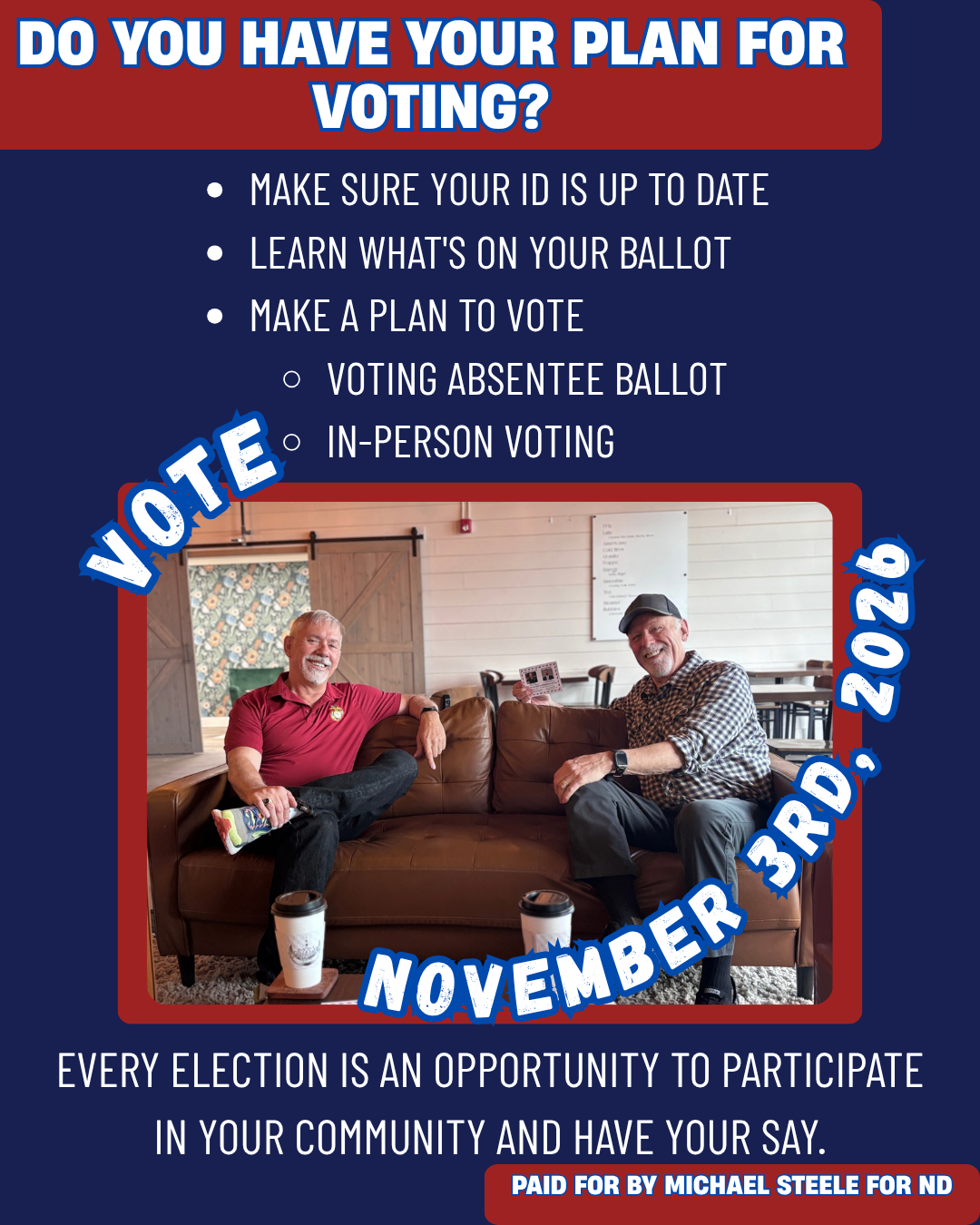 Are you ready to cast your ballot on November 3rd?