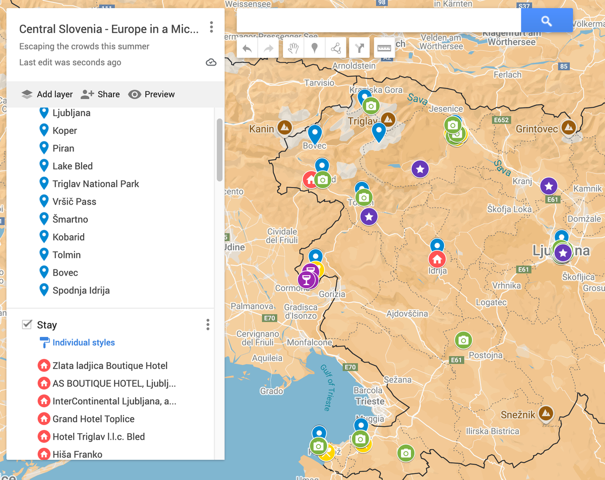 Map: Syllogi’s Slovenia