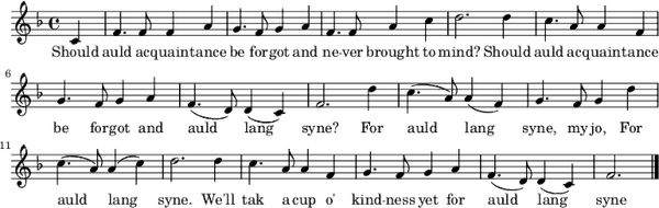 Listen: ‘Auld Lang Syne’ (& ‘Loch Lomond’)