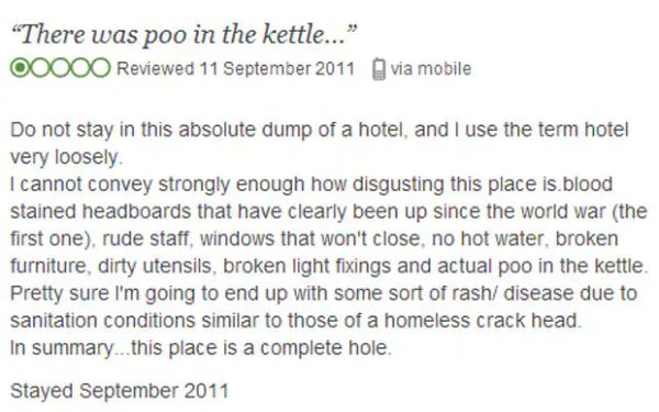 Travel Research: The World's Worst Reviews