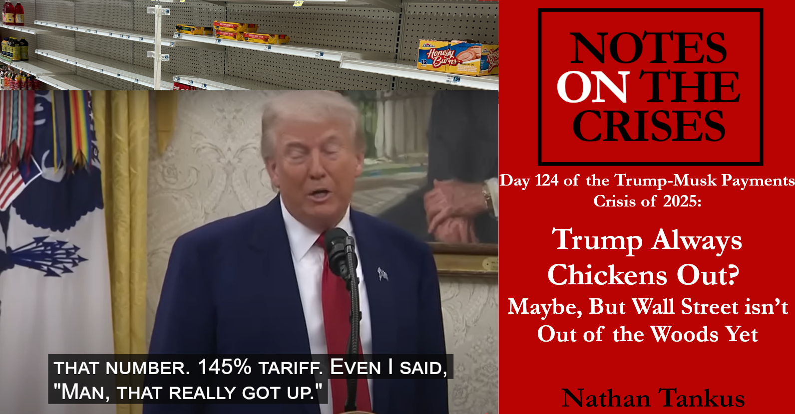 Trump Always Chickens Out? Maybe, But Wall Street isn’t Out of the Woods Yet