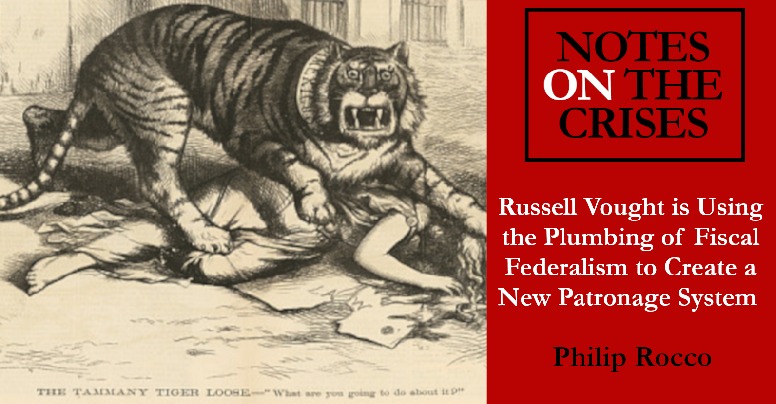 Russell Vought is Using the Plumbing of Fiscal Federalism to Create a New Patronage System