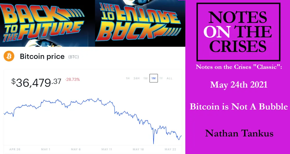 Bitcoin is Not A Bubble