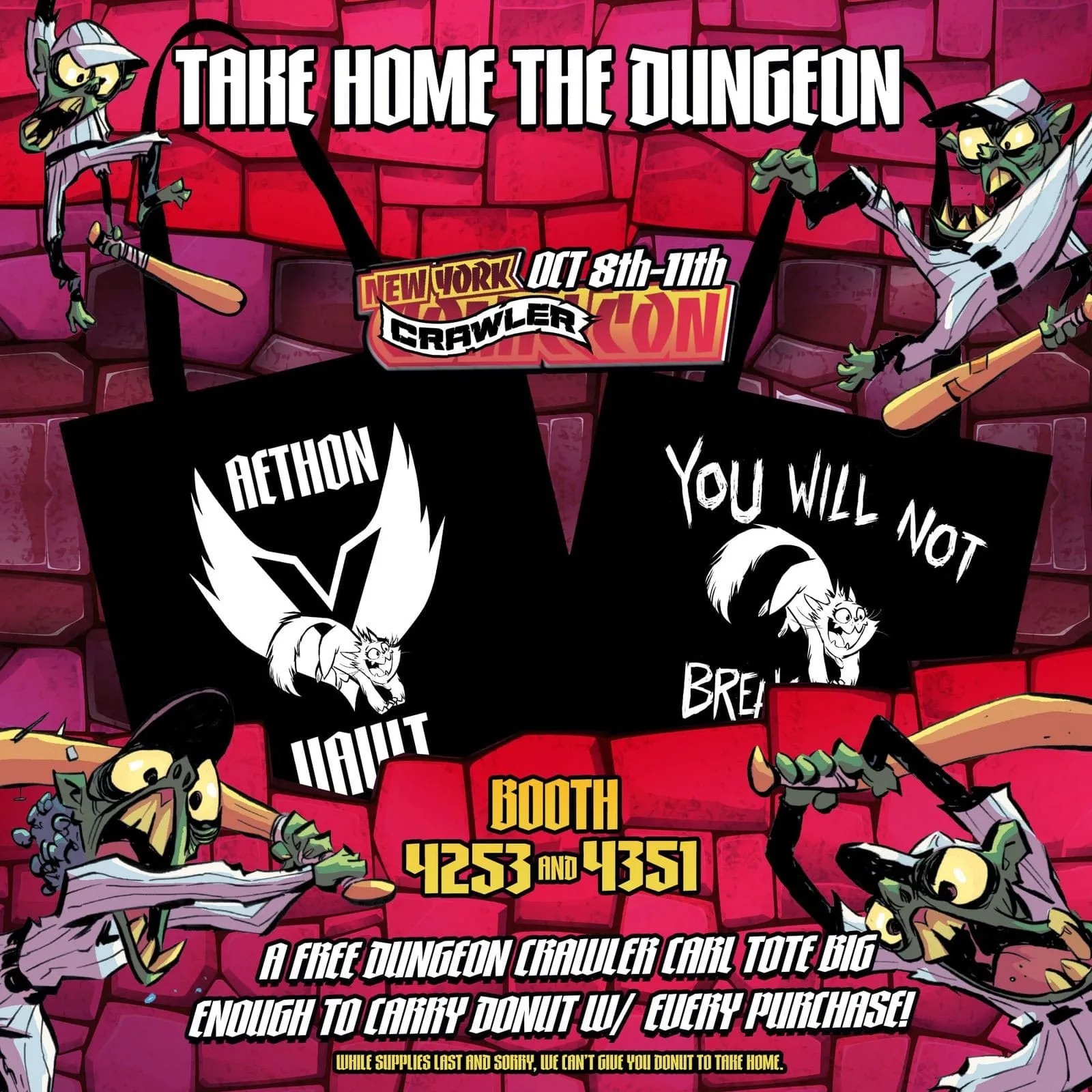 Free NYCC tote bage with purchase