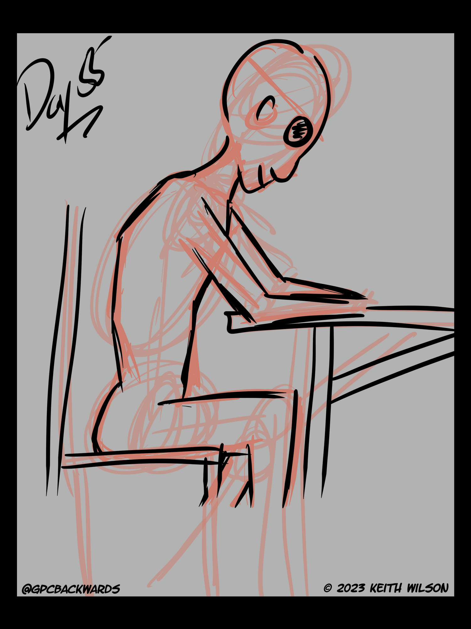 Timelapse - Day 55 Drawing Everyday