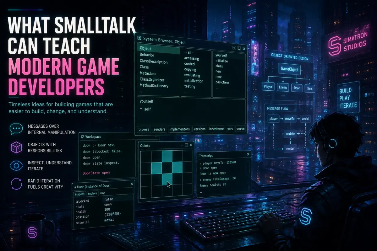 What Smalltalk Can Teach Modern Game Developers