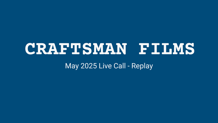 May 2025 Live Call - Replay