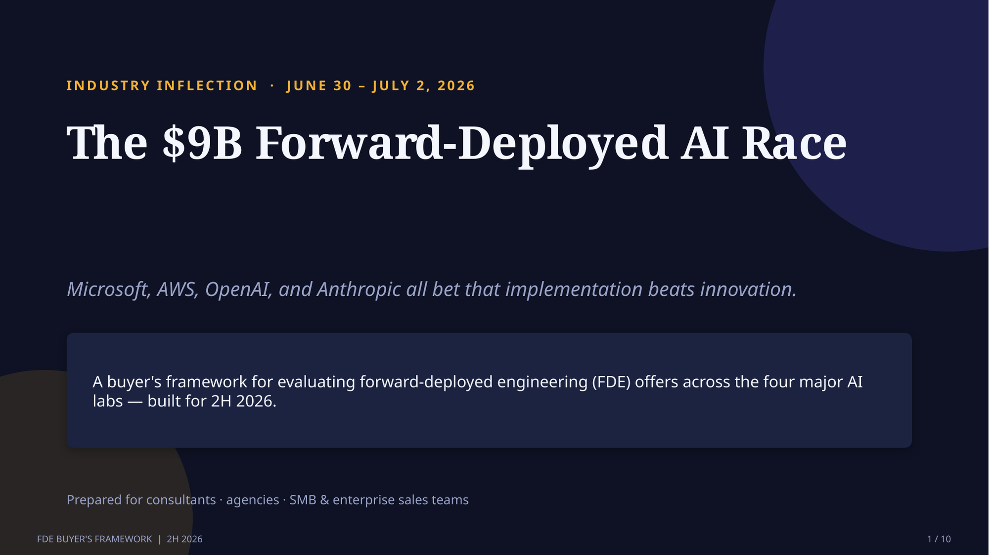 Forward-Deployed Engineering: AI's $9 Billion Enterprise Bet