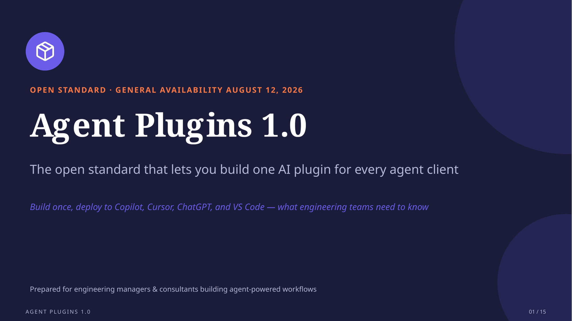 Agent Plugins 1.0: One AI Plugin Format for Every Coding Tool