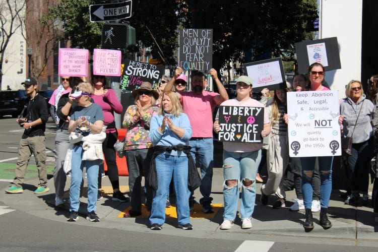Hundreds turn out for Women's International Day protest in Sacramento