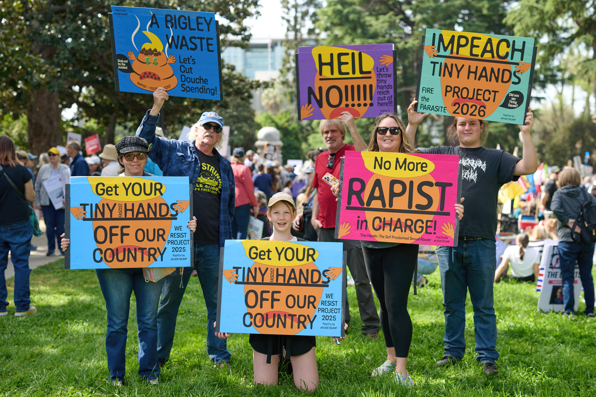 Sacramento joins many cities in today's 'Hand Off' protest against Trump, Musk