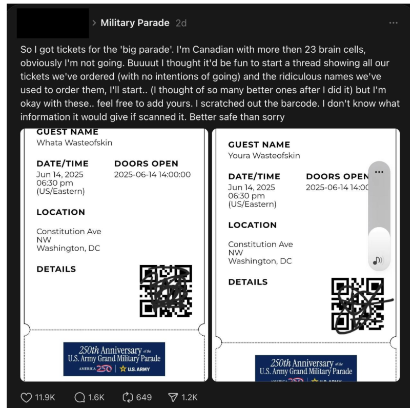 Tulsa Redux - TikTok Trolls Trump as his Birthday Parade ends in embarrassment