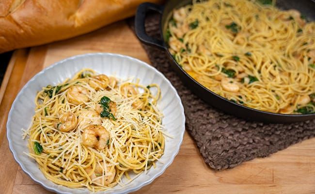Save Summer Dinners with Shrimp Spaghetti