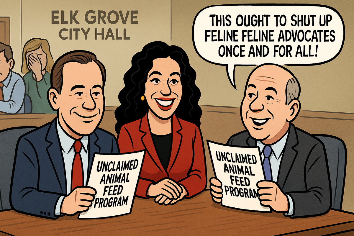 Sunday Funnies - Leaked Elk Grove Documents Reveal “Feed Your Pet to Fund the Zoo” Scheme