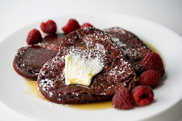 The Perfect Pancake for Your Valentine – Red Velvet Heart Pancakes