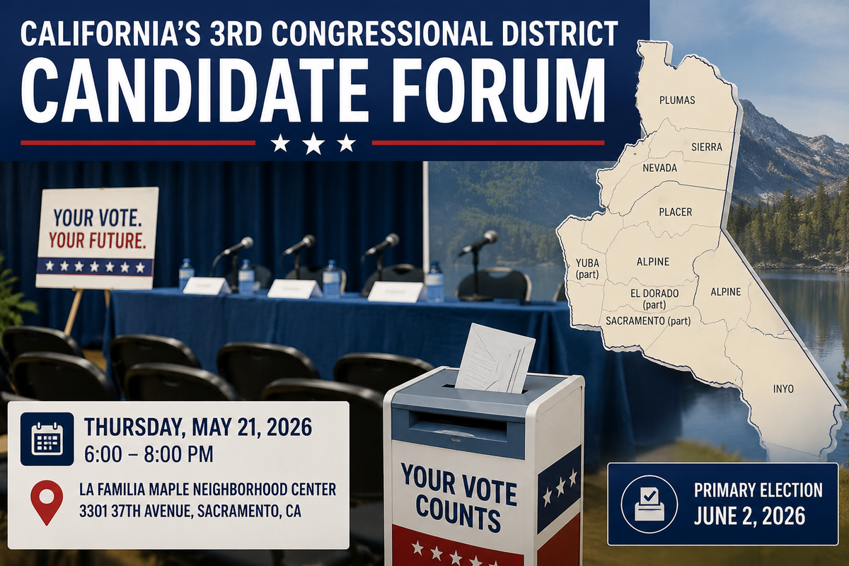CA03 Congressional District Candidate Forum Set as Ballot Returns Lag Ahead of June 2 Primary