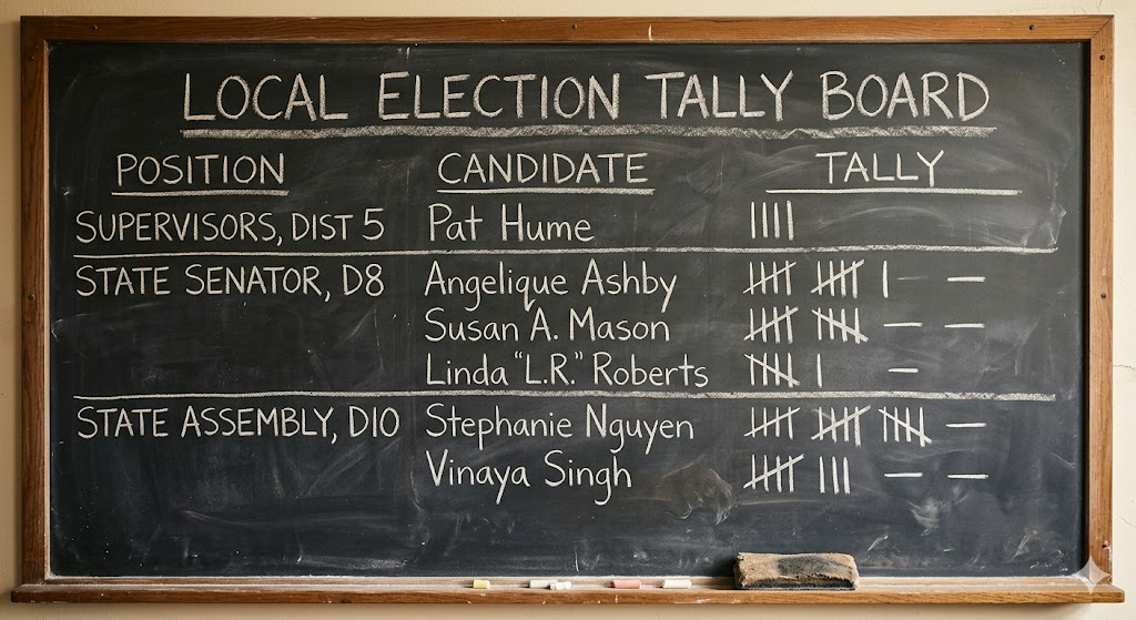 Elk Grove Election Results: Ashby, Nguyen, and Hume Clean Up in Local Primaries