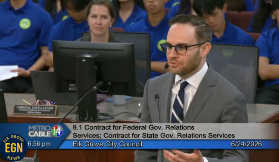 New State Lobbying Firm, Retains Federal Advocate in Unanimous Vote by Elk Grove City Council