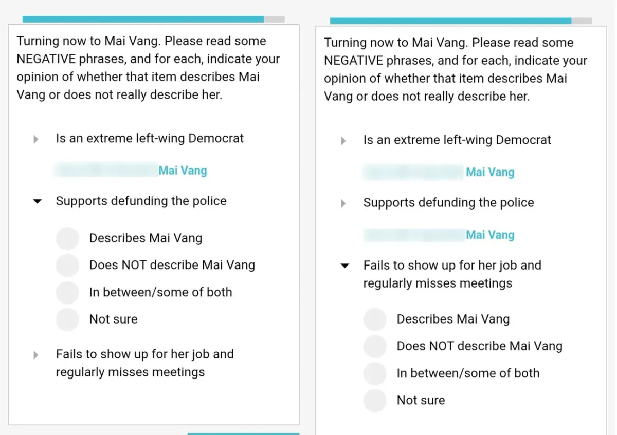 Mystery Political Survey Tests Matsui-Vang Voters, but Who Paid for It?