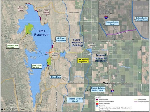 Sites Reservoir receives an additional $134 million in federal funding from Trump regime