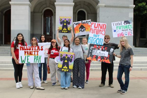 Fridays for Future Rallies at Capitol in Support of Make Polluters Pay Superfund Bill
