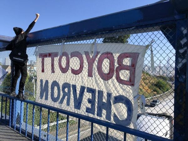 Coordinated Actions Expose Chevron's Destruction, Human Rights Abuses Before Shareholders Meeting