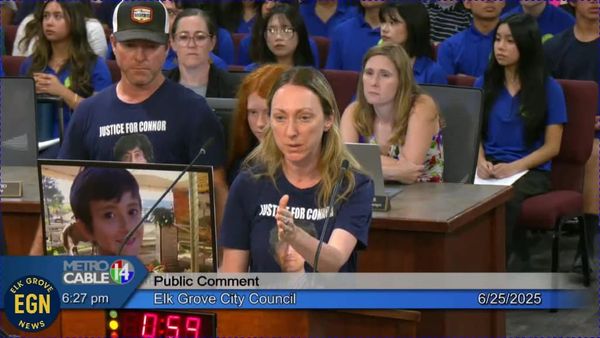 Mother of motorcyclist killed in Sheldon Road collision makes appeal during Elk Grove City Council meeting