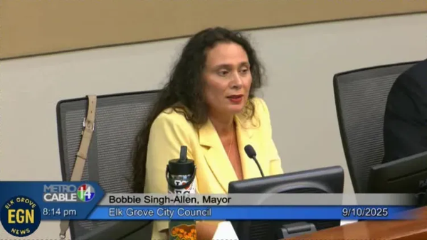 Sunday Funnies - A not-so-serious conversation at Elk Grove City Hall with Mayor Singh-Allen