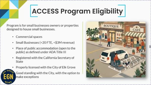 Elk Grove City Council Approves New ACCESS Grant Program to Help Small Businesses Meet ADA Compliance Requirements