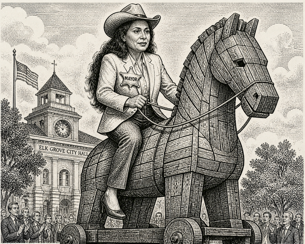 Elk Grove News Minute Podcast - Prepare for Elk Grove Mayor Bobbie Singh-Allen's next Trojan Horse
