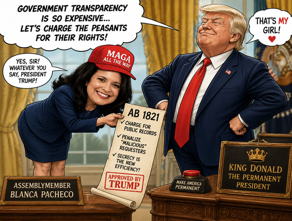 Is Democratic Assemblymember Blanca Pacheco Secretly MAGA? Her Public Records Bill Sure Acts Like It