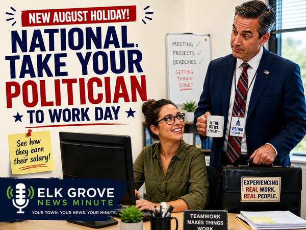 Elk Grove News Minute Podcast - What's Needed in the Month of August