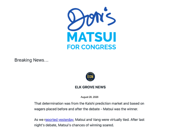 What a difference a week makes: Kalshi market flips in Matsui-Vang race