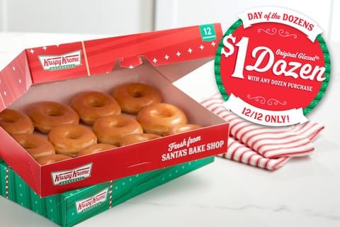 Annual ‘Day of Dozens’ discount offer returns for Krispy Kreme