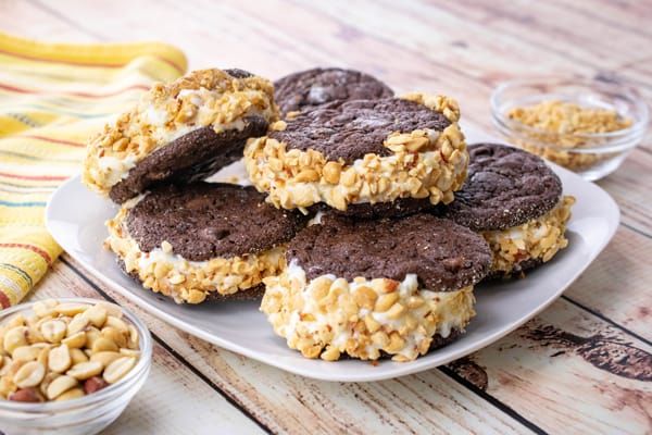Peanut Butter Ice Cream Sandwiches