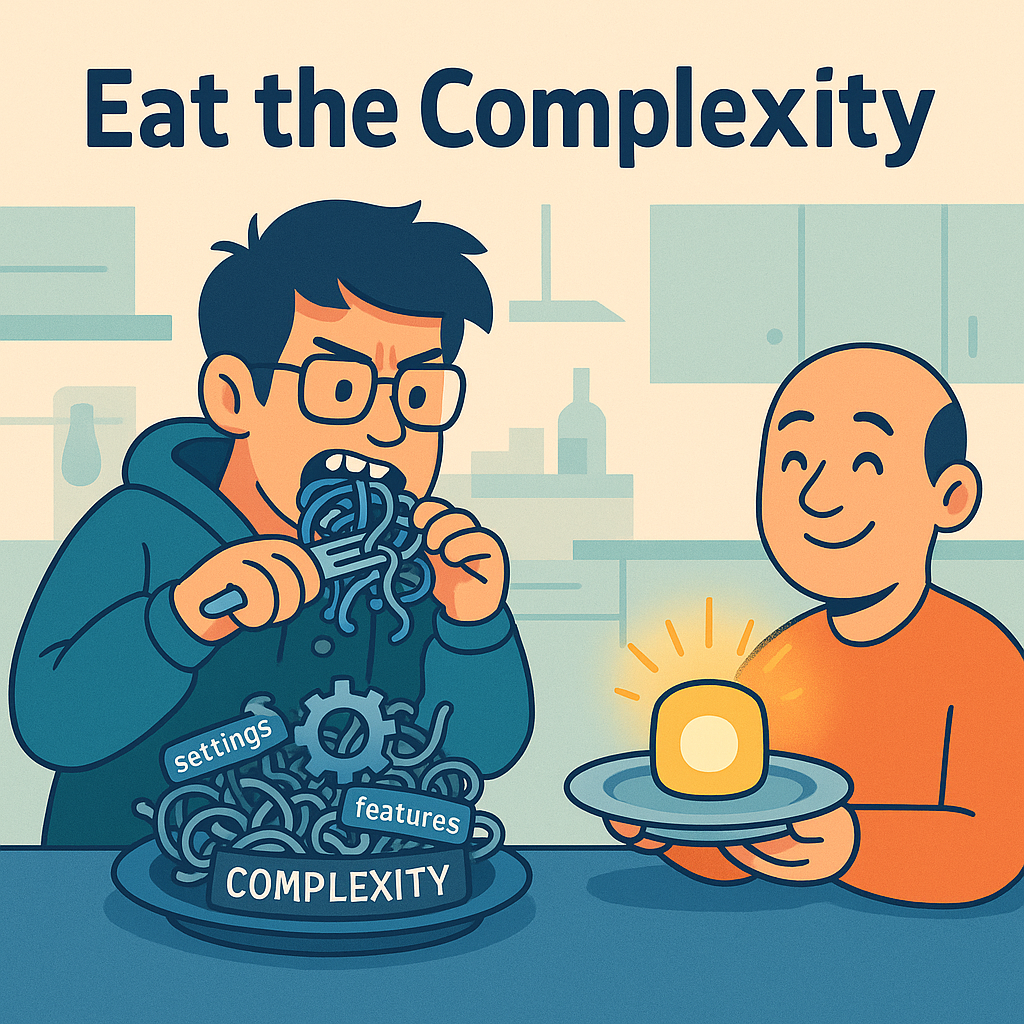 Eat the Complexity So Your Users Don’t Have To