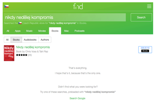 Fnd.io prohledá všechny AppStory