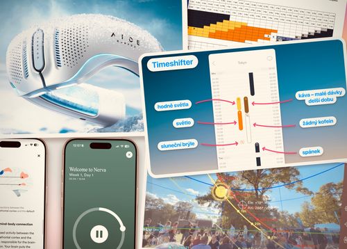 Hacky na cestu: nákrční klima, appky na střeva, proti jet-lagu a stanování ve stínu