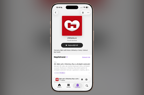 🆕 Podcast Klubu Lifehacky