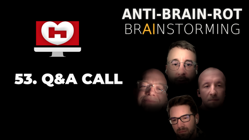 🔐 Záznam 53. Q&A caLLu – o AI kriticky – o psaní, tvoření, věštění a  mozkomoru