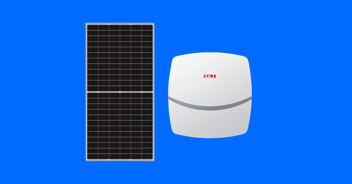 Kit Sunova 585W e Inversor SAJ 5KW.