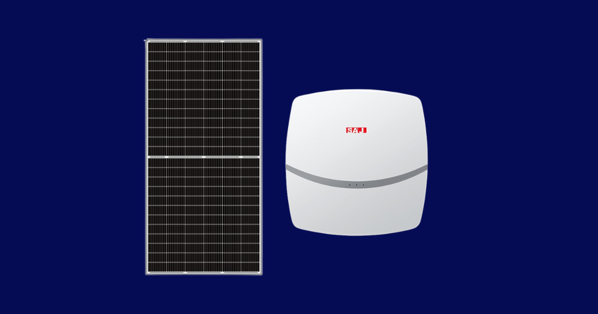 Kit Energia Solar 10 Painéis Sunova 585W Inversor SAJ 5KW 220V.