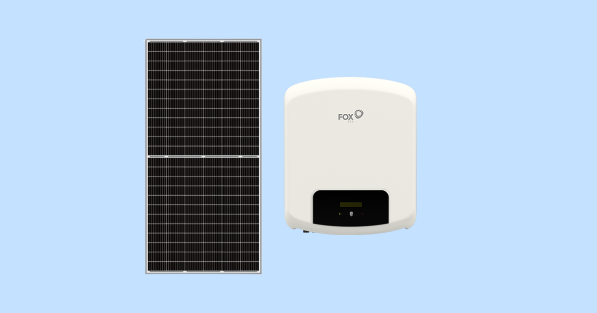 Kit Renesola 570W Inversor FoxESS 6KW.