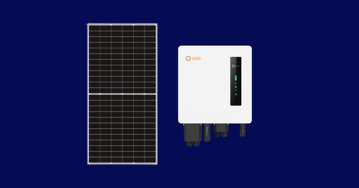 Kit Renesola 560W Inversor Solis 6KW.