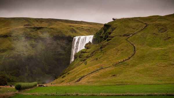 Skogafoss Emerging