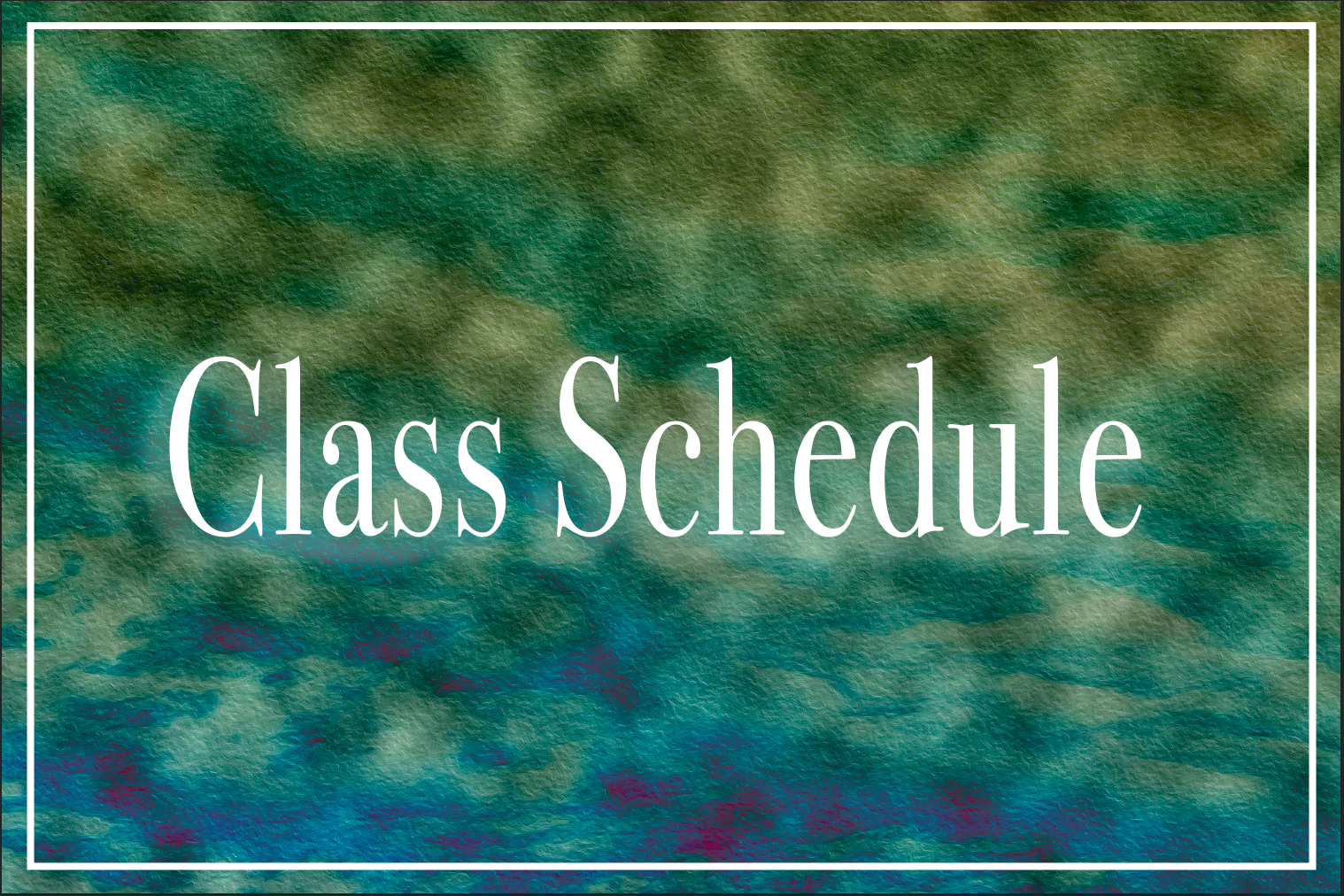 Class Schedule